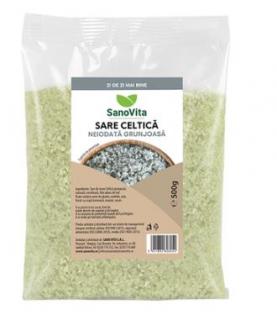 Sare celtica grunjoasa neiodata 500gr - Sano Vita