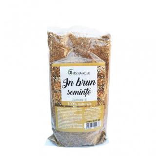 Seminte de in brun zdrobite 250gr - Eco Natur