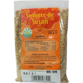 Seminte de  susan, 100gr - Herbavit