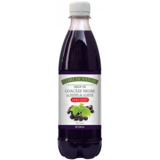 Sirop coacaze negre si miere 500ml - Manicos