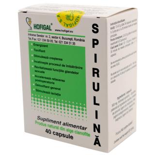 Spirulina  500mg 40cps - Hofigal