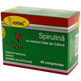 Spirulina  500mg+catina 40cpr - Hofigal