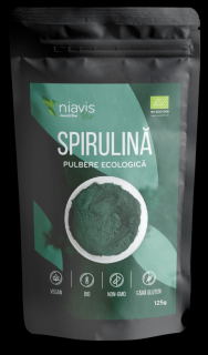 Spirulina pulbere ecologica (bio) 125gr - Niavis