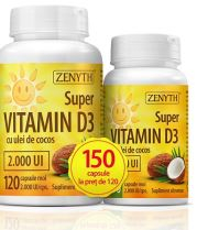 Super vitamin d3 2000ui 120cps+30cps promo - Zenyth Pharmaceuticals