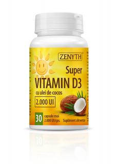 Super vitamin d3 2000ui 30cps - Zenyth Pharmaceuticals