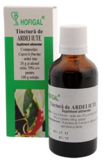 Tinctura ardei iute 50ml - Hofigal