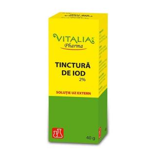 Tinctura de iod 2% 40gr - Vitalia Pharma