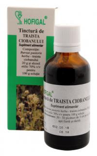 Tinctura traista ciobanului 50ml - Hofigal