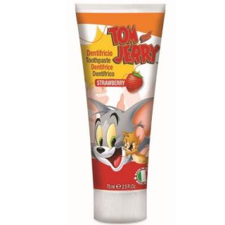 Tomjerry pasta de dinti  capsuni 75ml - Naturaverde