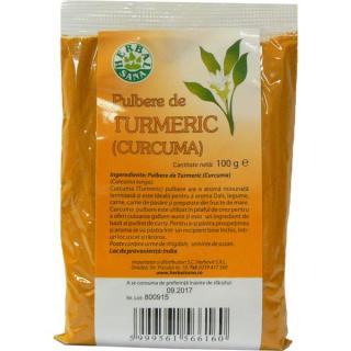 Turmeric (curcuma) pulbere 100gr - Herbavit