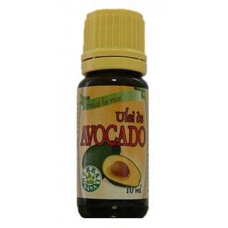 Ulei de  avocado presat la rece 100% pur, 10ml  - Herbavit