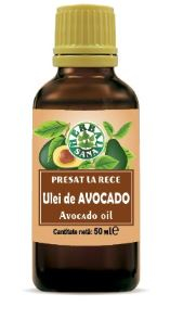 Ulei de  avocado presat la rece, 50ml  - Herbavit