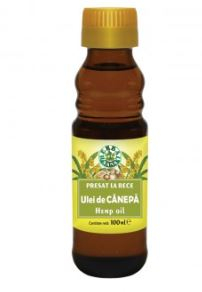 Ulei de canepa presat la rece, 100ml  - Herbavit