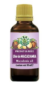 Ulei de macadamia presat la rece, 50ml - Herbavit