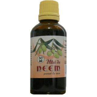 Ulei de neem 100% pur, 50ml - Herbavit