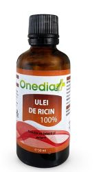 Ulei de ricin 100% 50ml - Onedia