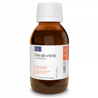 Ulei de ricin cu vitamina a 100ml - Tis Farmaceutic