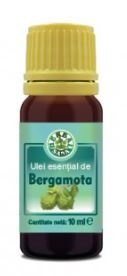 Ulei esential de bergamota 100% pur, 10ml- Herbavit