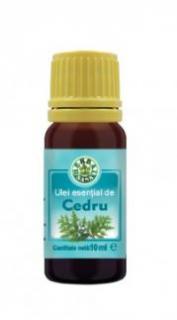 Ulei esential de cedru 100% pur, 10 ml - Herbavit