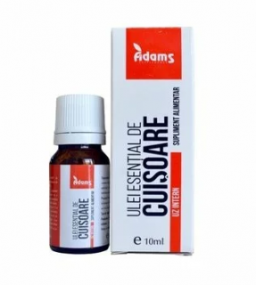 Ulei esential de cuisoare 10ml (uz intern) - Adams Vision