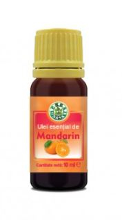 Ulei esential de mandarin 100% pur, 10ml - Herbavit