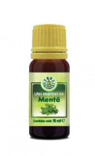 Ulei esential de menta 100% pur, 10ml- Herbavit