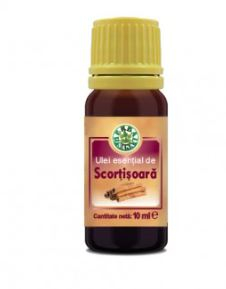 Ulei esential de scortisoara 100% pur, 10ml  - Herbavit