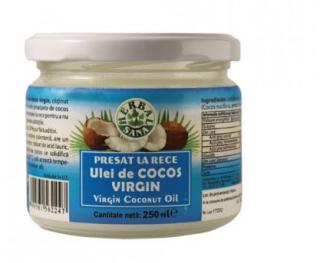 Ulei virgin de cocos, 250ml - Herbavit