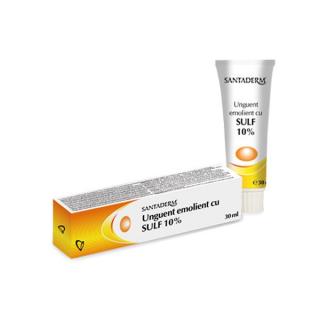 Unguent cu sulf 10% 30ml santaderm - Vitalia Pharma