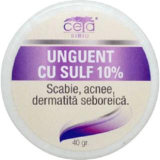 Unguent sulf 10% 40gr cutie - Ceta