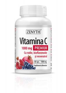 Vit.c premium 1000mg rodiebiofresveratrol 60cps - Zenyth Pharmaceuticals