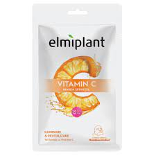 Vitamin c masca servetel iluminare revitalizare 20ml - Elmiplant