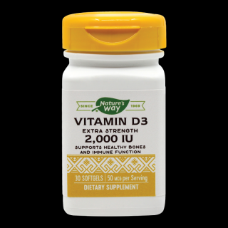 Vitamin d3 2000ui  30cps moi - Secom