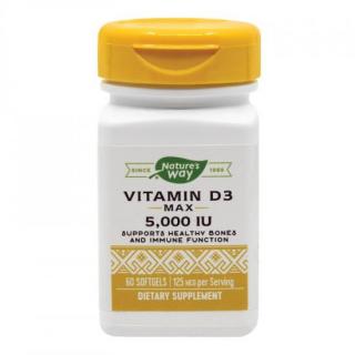 Vitamin d3 max 5000ui 60cps moi - Secom