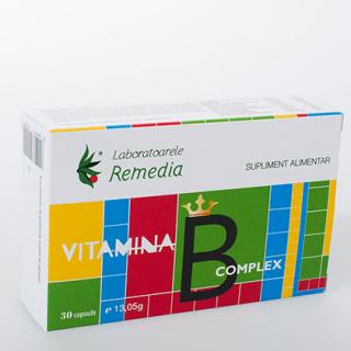 Vitamina b complex 30cps - Remedia