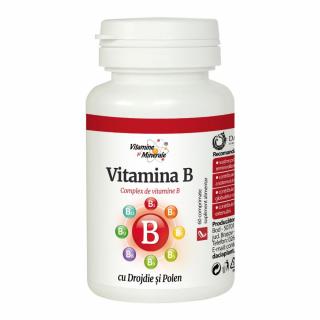 Vitamina b cu drojdie si polen 60cpr - Dacia Plant