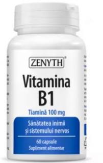 Vitamina b1 tiamina 100mg 60cps - Zenyth Pharmaceuticals