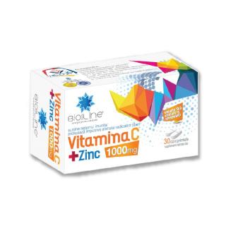 Vitamina c 1000mg+zinc 30cpr - Helcor