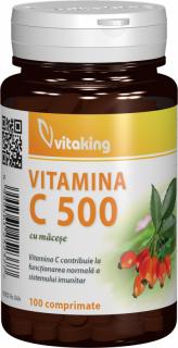 Vitamina c 500mg macese 100cpr - Vitaking