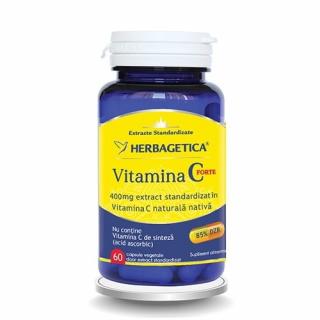 Vitamina c forte 400mg 60cps vegetale - Herbagetica