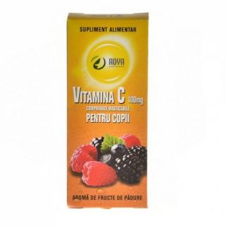 Vitamina c fr.padure copii 100mg 30cpr - Adya Green Pharma