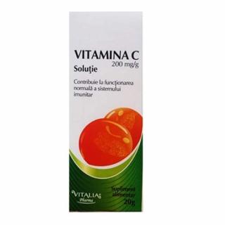 Vitamina c solutie 20gr - Vitalia Pharma