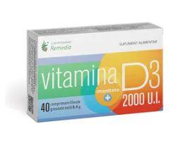 Vitamina d3 2000ui 40cpr filmate - Remedia