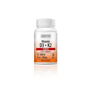 Vitamina d3+k2 forte 30cps - Zenyth Pharmaceuticals