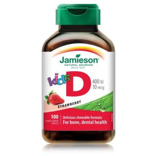 Vitamina d3 pt.copii 400ui 100cpr masticabile - Jamieson