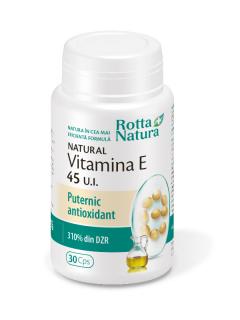Vitamina e  naturala  45ui 30cps - Rotta Natura