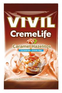 Vivil creme life caramel+alune f.zahar 110gr - Vivil