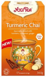 Yogi organic-ceai eco curcuma (turmeric) 17dz - Pronat
