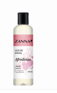 Zanna ulei masaj afrodisiac 200ml - Smart Nutraceutical