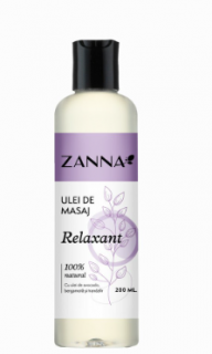 Zanna ulei masaj relaxant 200ml - Smart Nutraceutical